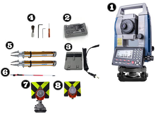 Kelengkapan Total Station Sokkia IM 52 Terbaru DND Survey