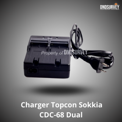 Sokkia CDC68 Dual Battery Charger – For BDC46, BDC58, BDC70 Total Station Batteries