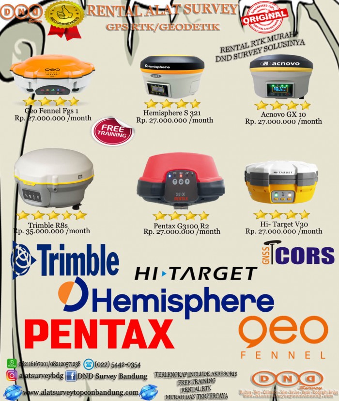 Rental Sewa GPS RTK