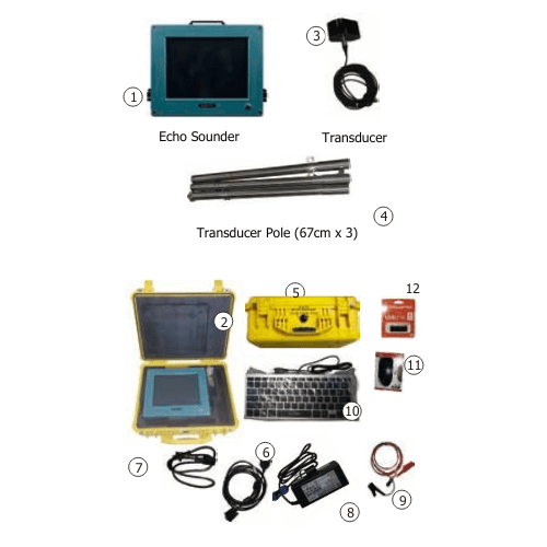 Echo-Sounder-South-SDE-260D-kelengkapan dnd-survey