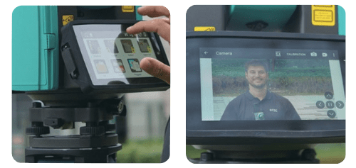 total station robotic stec axis 10 display